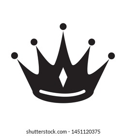 crown icon logo vector design template