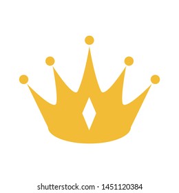 crown icon logo vector design template