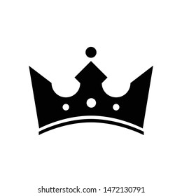 Crown icon, magic elegant cool crown 