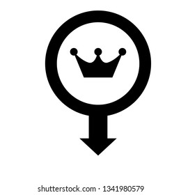 crown icon and map pin. logo concept. Designed for your web site design, logo, app, UI