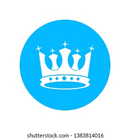 Crown Icon Mark Vector Illustration - Vector