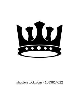 Crown Icon Mark Vector Illustration - Vector