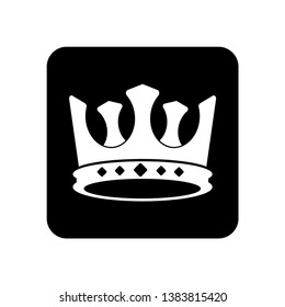 Crown Icon Mark Vector Illustration - Vector