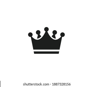 Crown Icon Mark Vector Illustration
