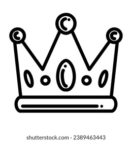 Crown Icon (Medieval Era Icon), True Black Icon