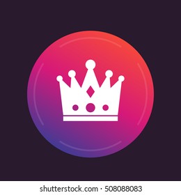crown icon, monarch, royal symbol