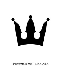 Crown icon. Monarch sign