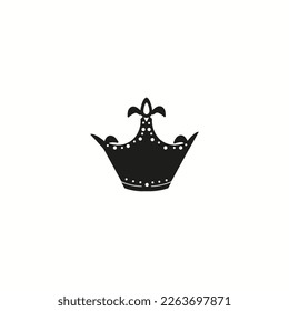 Crown icon on background design Vector illustration