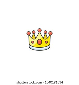 crown icon on a white background