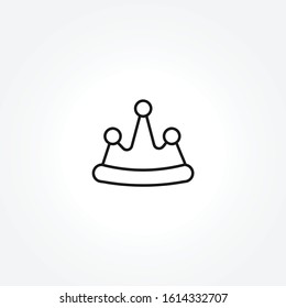 Crown icon on white background