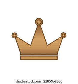 Crown icon on white background.