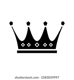 Crown Icon on white background