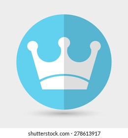 Crown icon on a white background