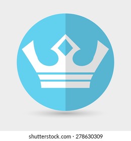 Crown icon on a white background