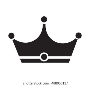 crown icon, crown icon on white background