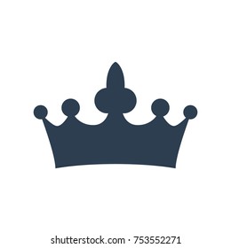 Crown Icon on white background. Vector Illustration