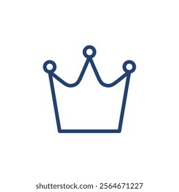 Crown icon Outline icon sign