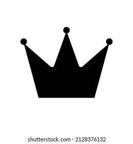Crown icon. Ranking or position. Vectors.