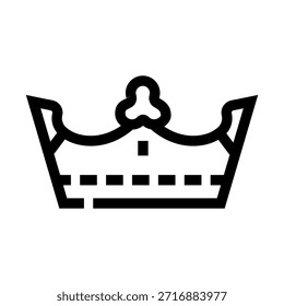 Ícone da coroa representando a monarquia, autoridade e status um emblema de ouro elegante simbolizando o poder soberano, liderança, vitória, sucesso e qualidade premium para uso real ou corporativo