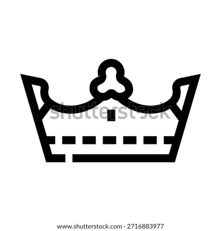 Crown icon representing monarchy, authority and status  a sleek gold emblem symbolizing sovereign power, leadership, victory, success and premium quality for royal or corporate use