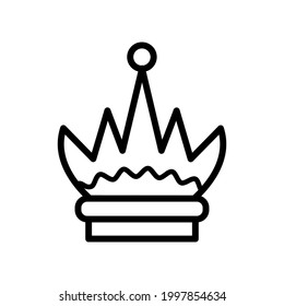 Crown icon Royalty free vector illustration
