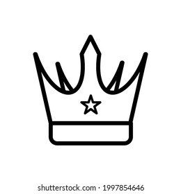 Crown icon Royalty free vector illustration