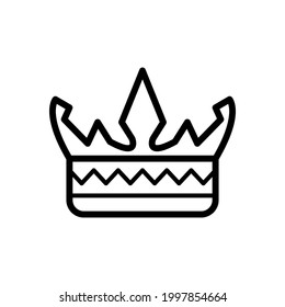 Crown icon Royalty free vector illustration