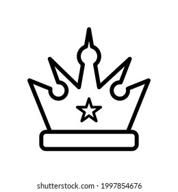Crown icon Royalty free vector illustration