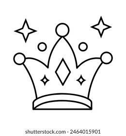 crown icon set crown sign collection