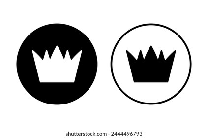 Crown icon set. crown vector icon