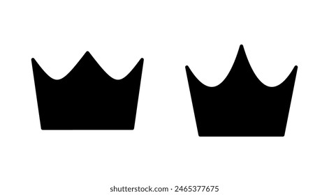Crown icon set. crown vector icon