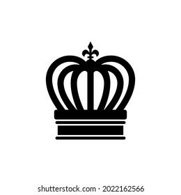 crown icon set vector sign symbol of king