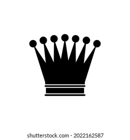 crown icon set vector sign symbol of king