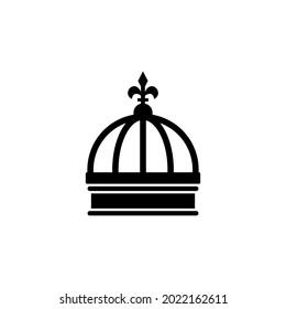 crown icon set vector sign symbol of king