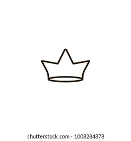crown icon. sign design