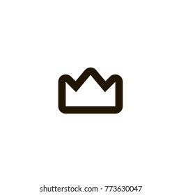 crown icon. sign design