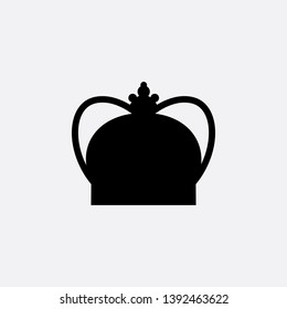 crown icon sign signifier vector