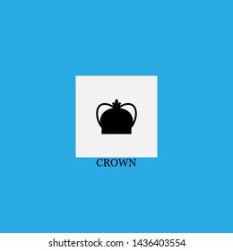 crown icon sign signifier vector