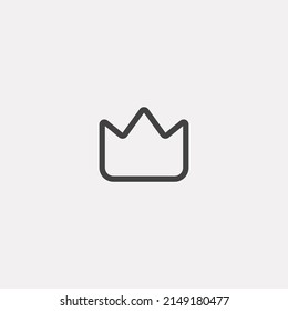 Crown icon sign vector,Symbol, logo illustration for web and mobile