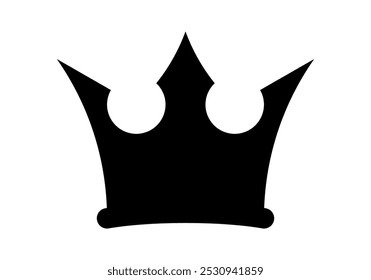 crown icon, crown silhouette, crown simple shape