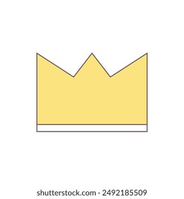 Crown icon. Simple design. Icon for submitting installment plans.