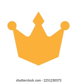 Icono de la corona plantilla de diseño simple vector aislado