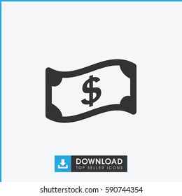 crown icon. Simple filled crown vector icon. On white background.