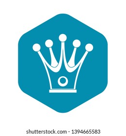 Crown icon. Simple illustration of crown vector icon for web