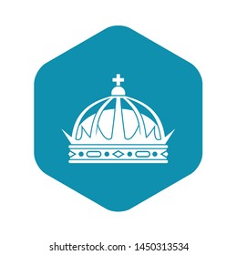Crown icon. Simple illustration of crown vector icon for web