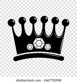 Crown icon. Simple illustration of crown vector icon for web