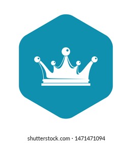 Crown icon. Simple illustration of crown vector icon for web