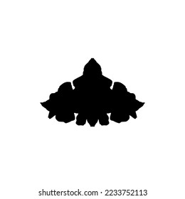 Crown icon. Simple style jewelry shop big sale poster background symbol. Luxury brand logo design element. Crown t-shirt printing. Vector for sticker.