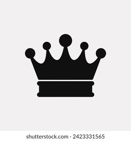 Crown icon - Simple Vector Illustration