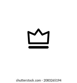 Crown icon simple vector perfect illustration